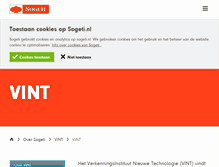 Tablet Screenshot of collaboration.sogeti.nl